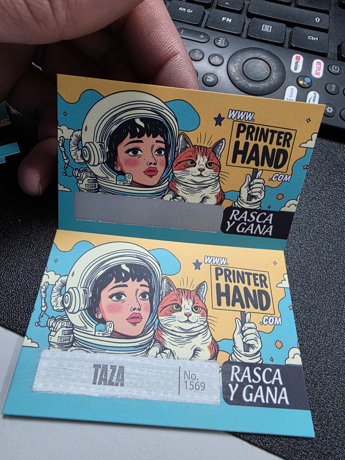 Material impreso para promoción de negocio