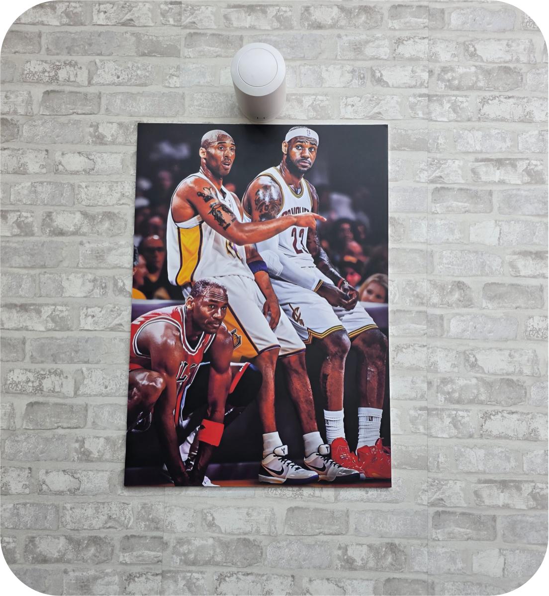 Cuadro impreso en vinilo leyendas del baloncesto NBA